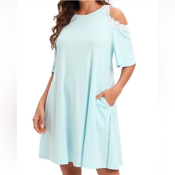 NWT ASA FASHION… COLD SHOULDER DRESS …..453 - Picture 1 of 11
